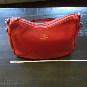 Kate Spade, Red Leather Handbag EUC